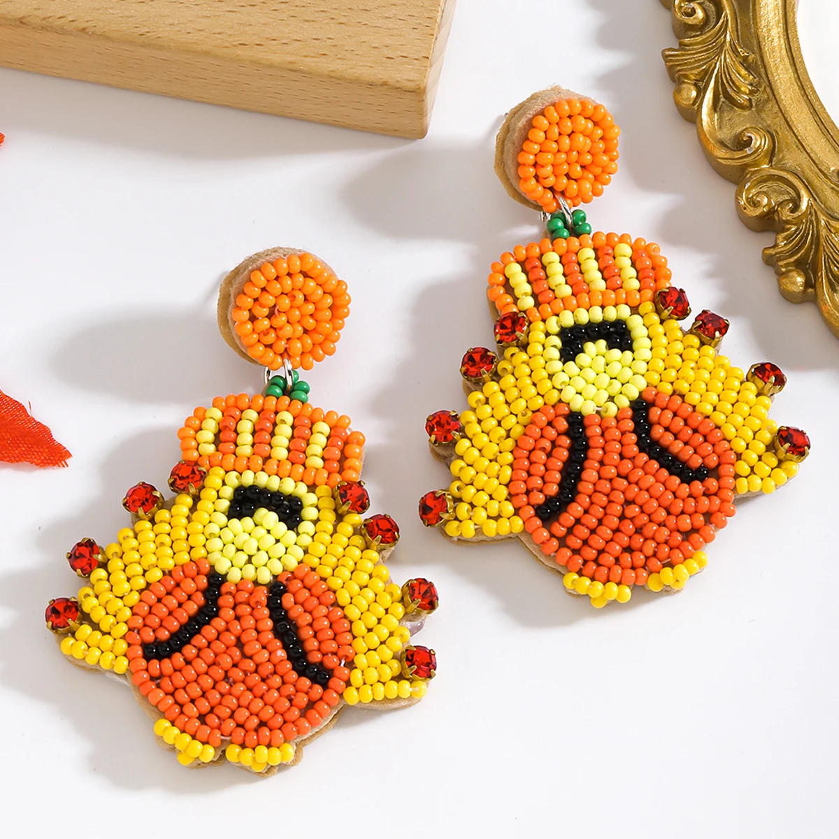 Украшения Ручной Работы На День Благодарения В Стиле Бохо Из Бисера