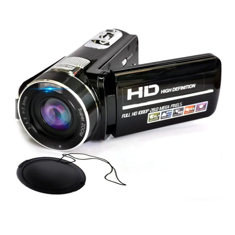 

Caméra Numérique HD Portable Avec écran Rotatif De 3.0 Pouces, Avec Batterie Li-ion, Cadeau DVR DV CE Genuine Best