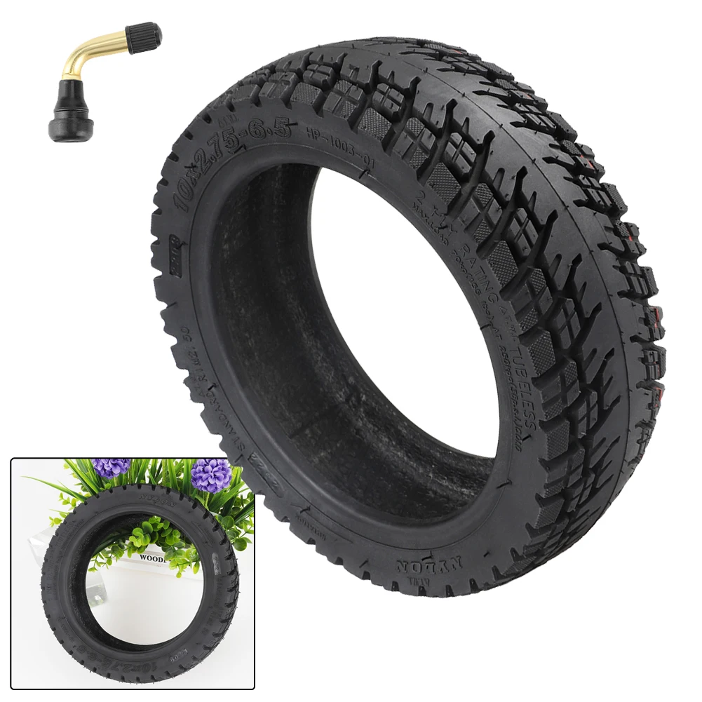

10 Inch 10x2.75-6.5 Off-Road Tubeless Tyre For Speedway 5 Dualtron 3 Electric Scooter Excellent Replacement Parts Wearproof