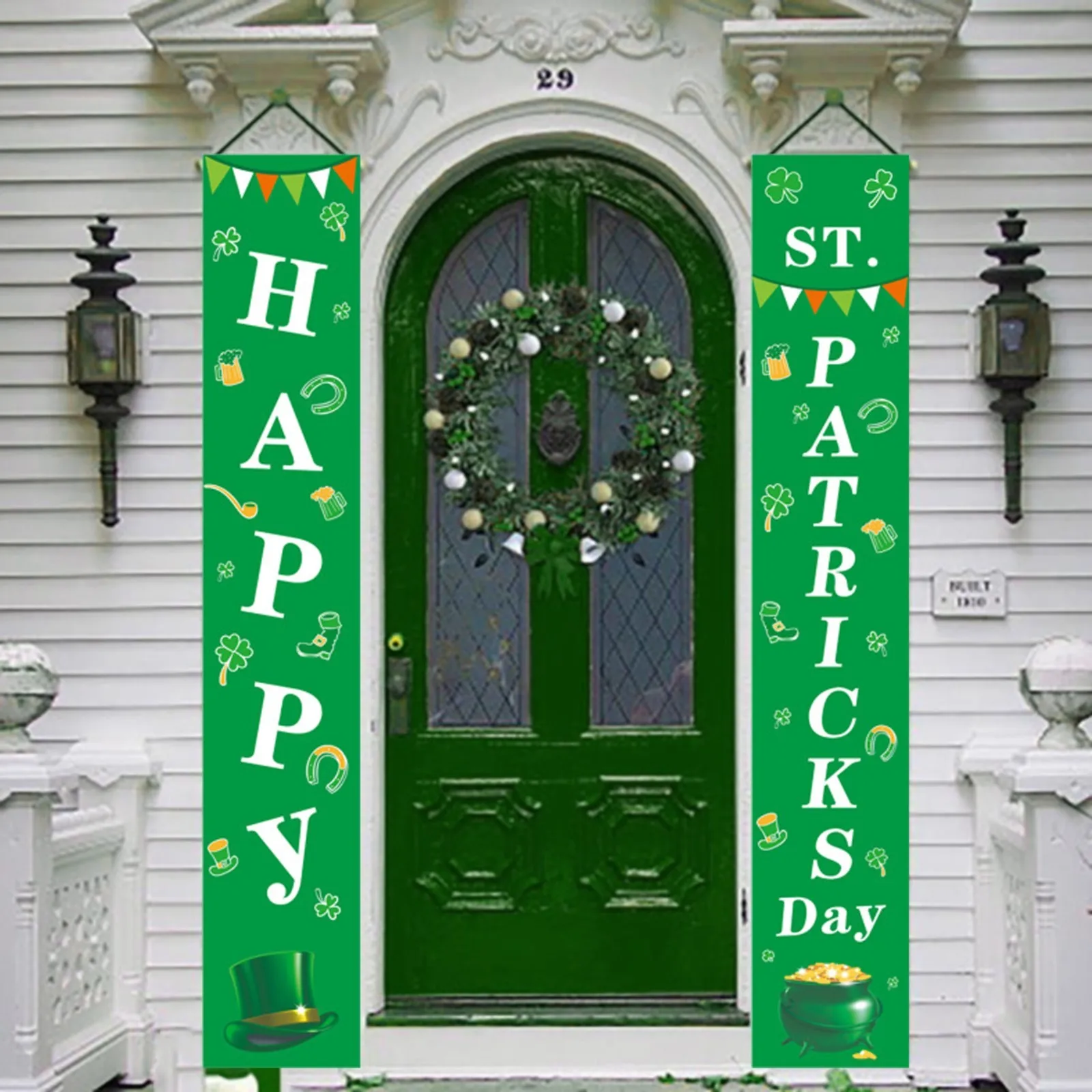 

Парные декоративные занавески, баннеры, развешенные приветственные знаки, ирландские пары, комплект сверхмощных флагштоков