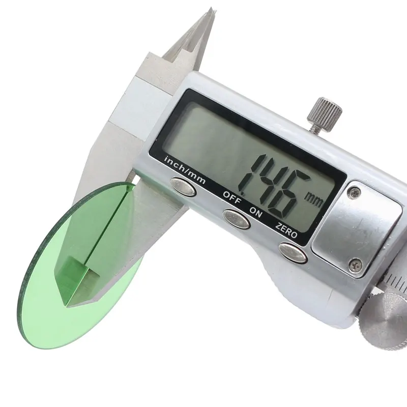 Зеленый сине-белый биологический микроскопный фильтр диаметром 42 мм, прозрачное оптическое стекло толщиной 1,5 мм, с аксессуарами.