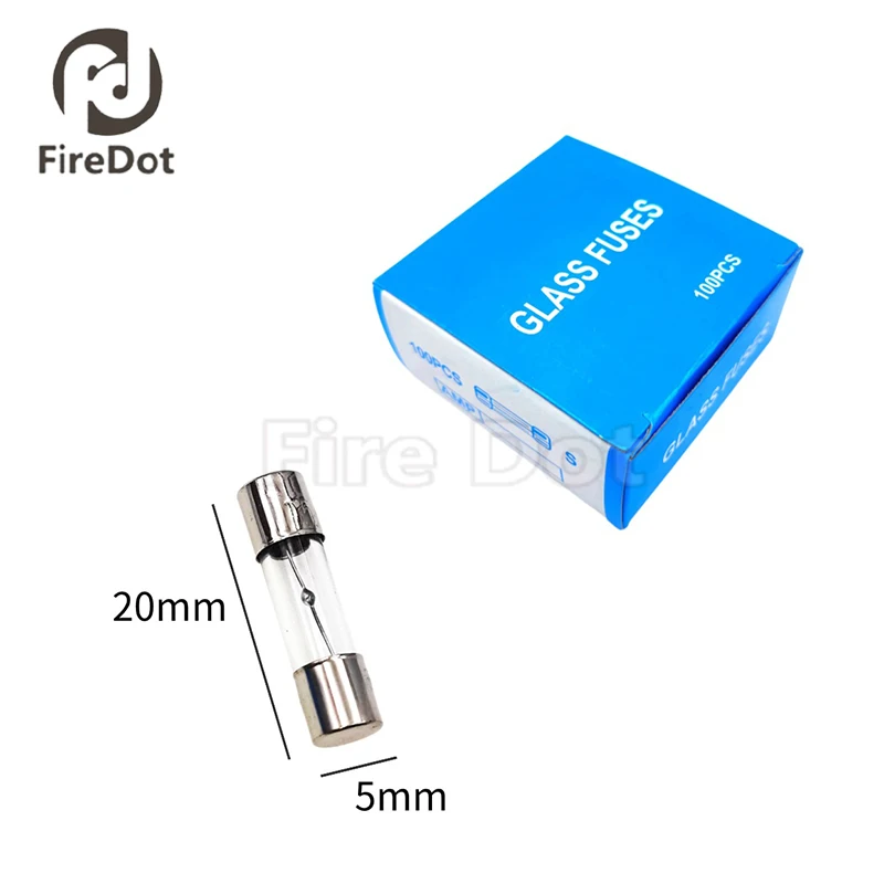 

Стеклянные предохранители 5*20 мм 250В