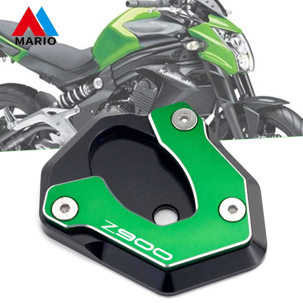

2017 2018 2019 2020 2021 For Kawasaki Z900 Z900RS Z 900 900RS RS Motorcycle Side Stand Enlarger Kickstand Enlarge Plate Pad CNC