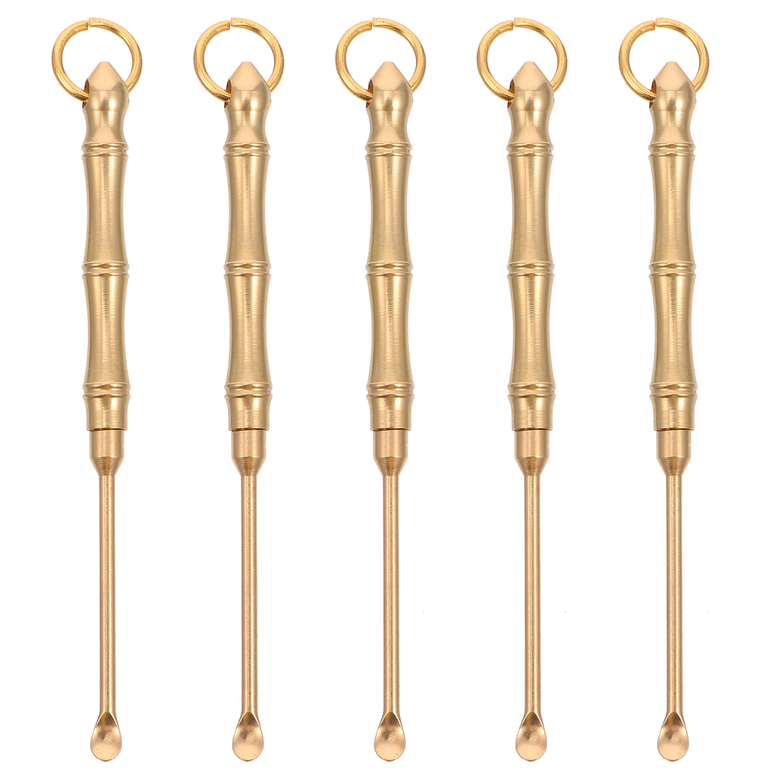 

Ear Wax Scooper Spoon Tool Removal Cleaner Toothpick Brass Pick Earwax Keychain Metal Scoop Camera Toothpicks Kit Kids Light