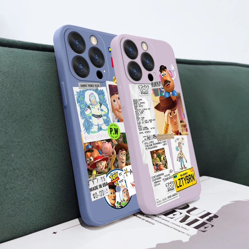 

Buzz Lightyear Poster Disney For Apple iPhone 14 13 12 11 Pro Max Plus XS XR X 8 7 SE Liquid Rope Phone Case Capa Cover