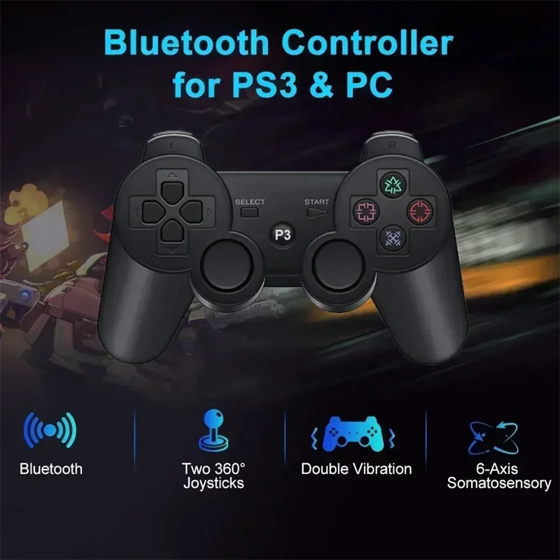 Контроллер PS3 с поддержкой беспроводного геймпада Bluetooth для Play Station 3