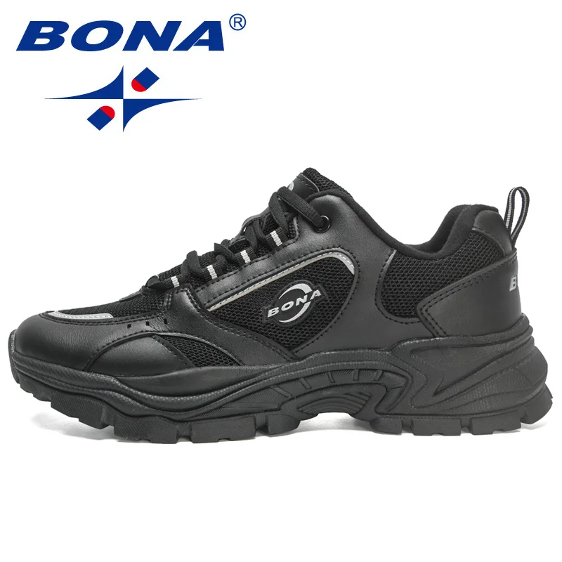 BONA 2022 New Designers Sports Shoes Men Breathable Casual Running Shoes ManTrendy Lightweight Breathable Mesh Shoes Mansculino