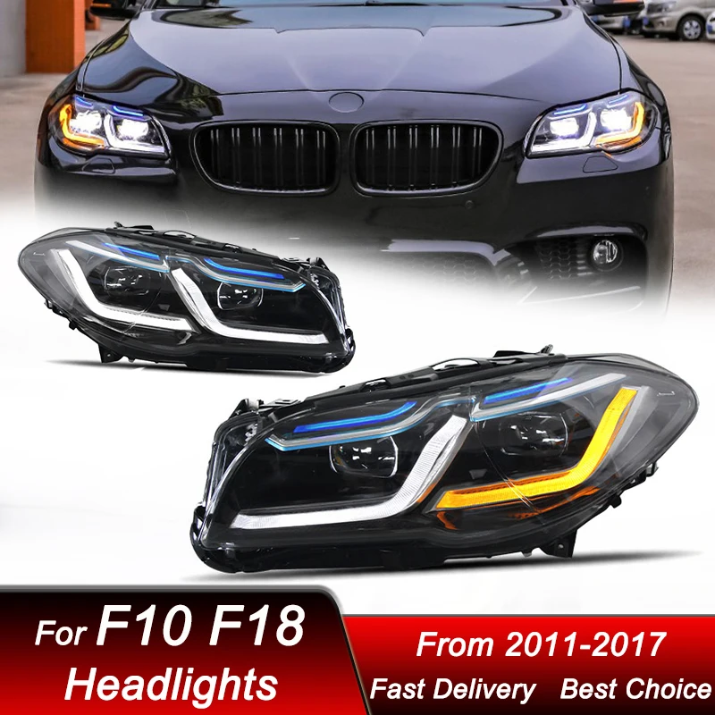 Автомобильные фары для 5 серии F10 F18 2011-2017 новая стандартная фара в сборе