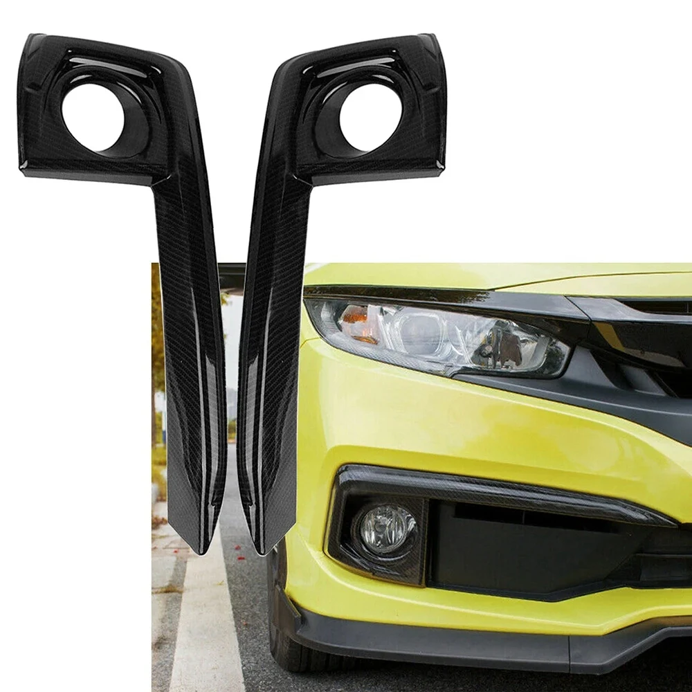 Комплект углеродных противотуманных фар на передний бампер для Honda Civic Sedan 2019-2021 |