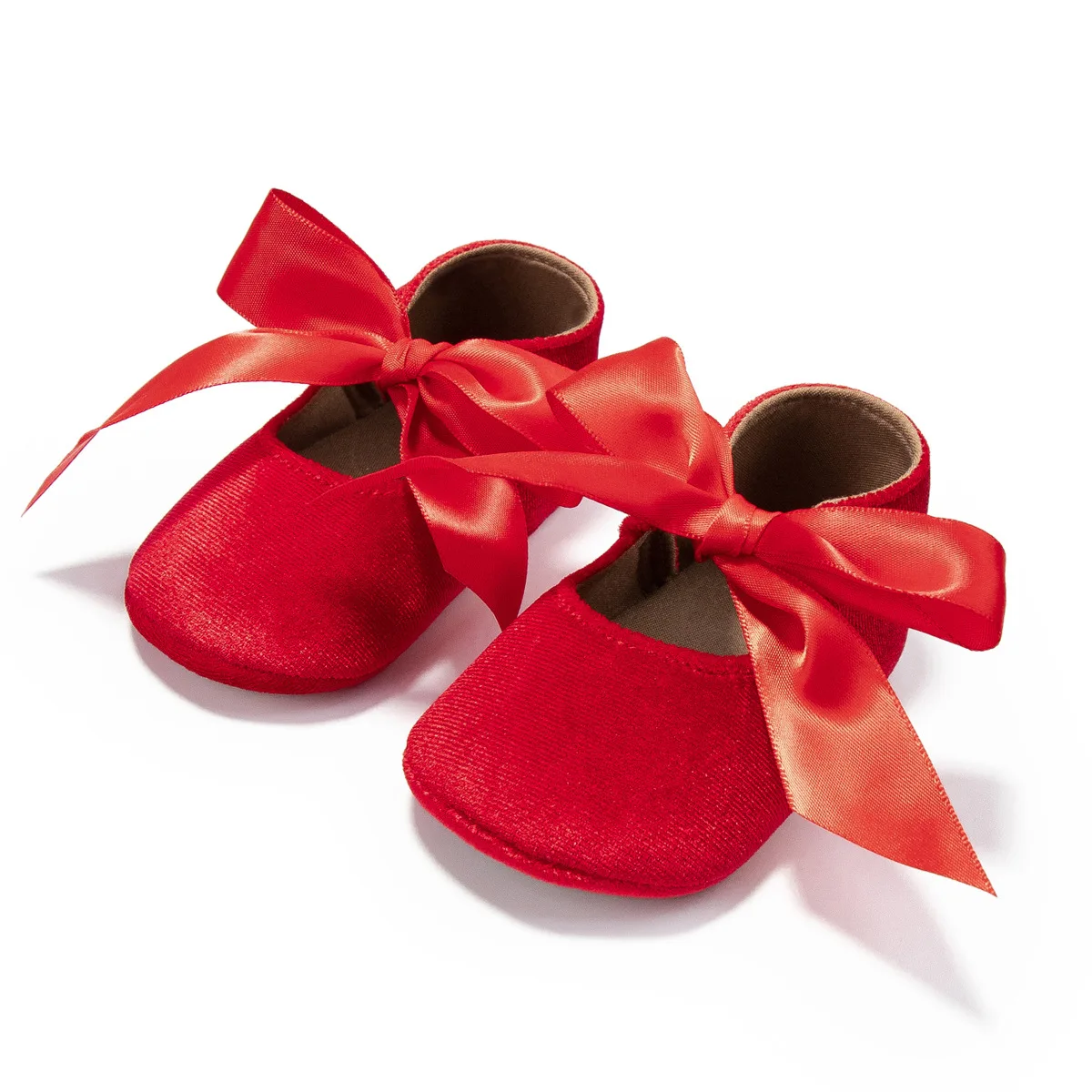 

Baby shoes Princess shoes soft soles non-slip toddler shoes cute bow baby shoes Infant First Walkers 0-18m