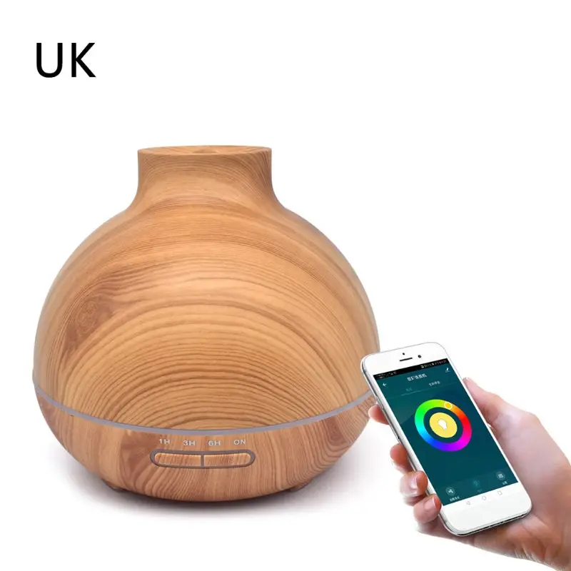 

400ml Essential Oil Aroma Diffuser Wifi Air Humidifier Mist Purifier Aromatherap Drop Shipping