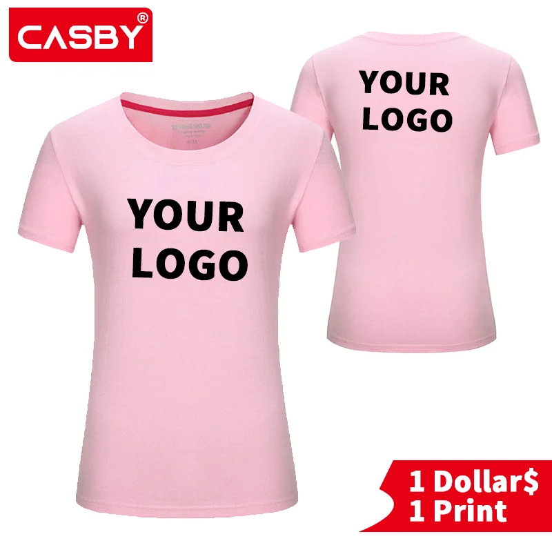 Женская футболка с коротким рукавом и круглым вырезом из натурального хлопка |