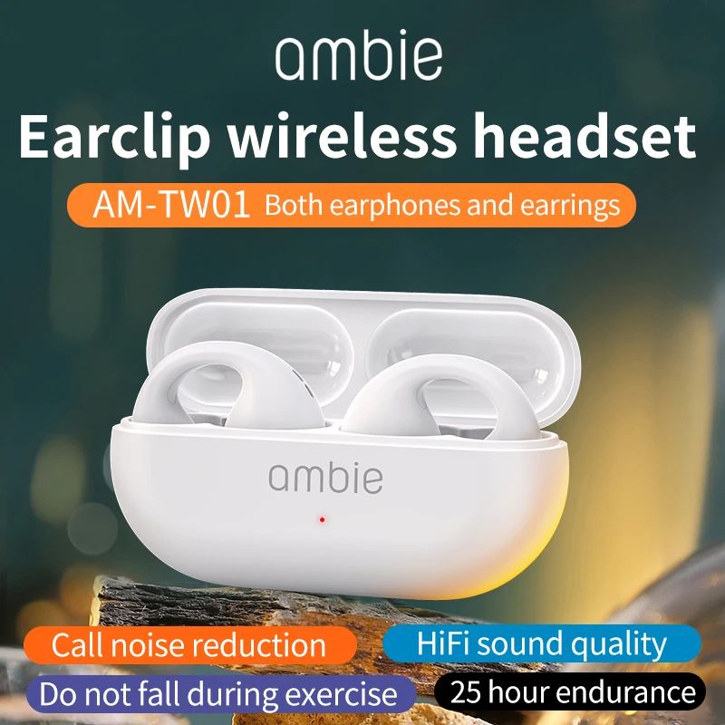 

Bluetooth-наушники Ambie 1:1.1 размера плюс ambie беспроводные bluetooth-наушники, гарнитура, спортивные наушники