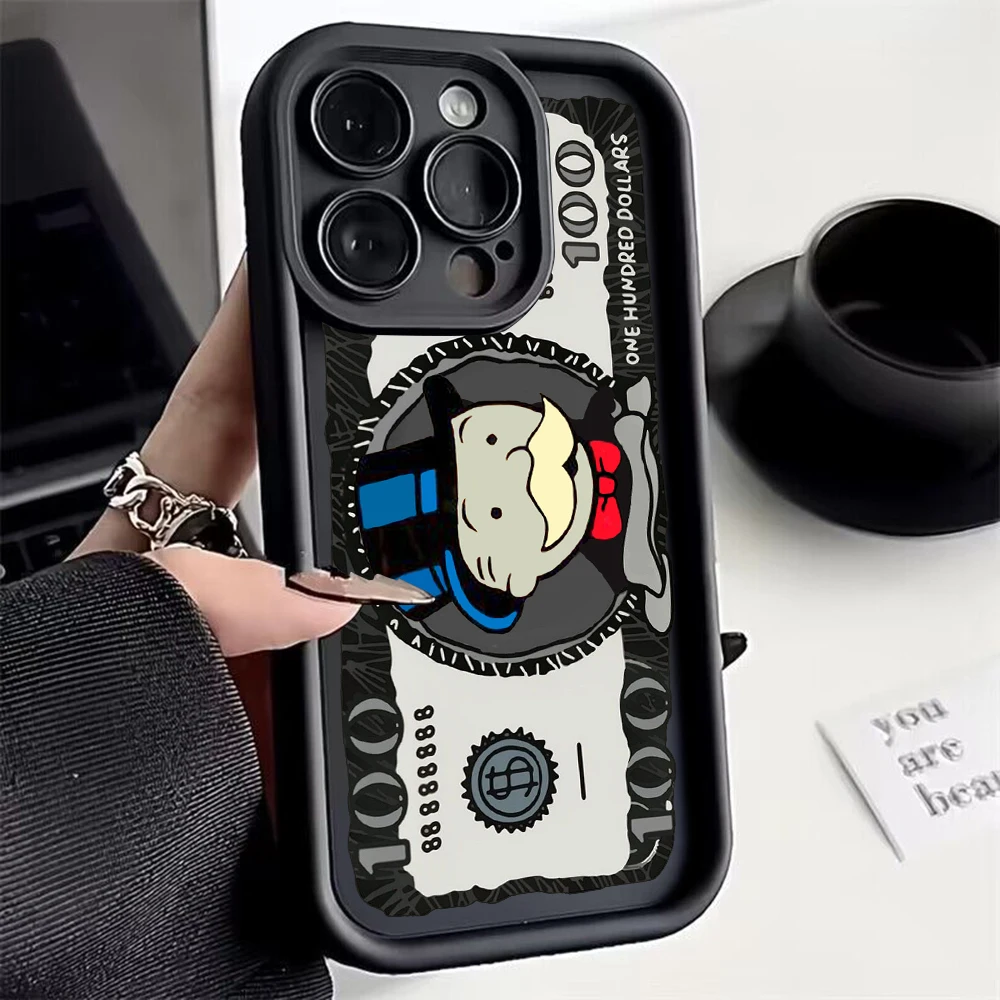 Чехол для телефона с рисунком M-Monopolys Dollar Samsung A03 A04 A05S A10S A11 A12 A20S A21S A13 A14 A54 A34 A53 A33 Cover