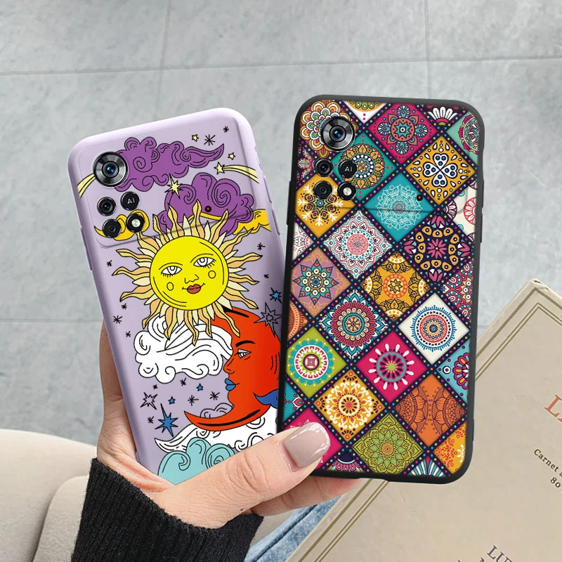 for poco x4 pro 5g nfc case watermelon cute fruit love heart butterfly women dog flower silicone for poco x4pro 5 g phone cover free global shipping