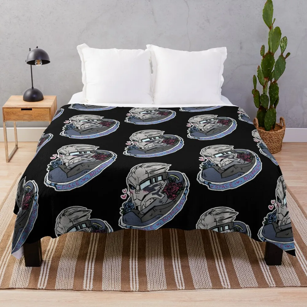 Одеяло для космического бойфренда Garrus Vakarian роскошное одеяло на заказ