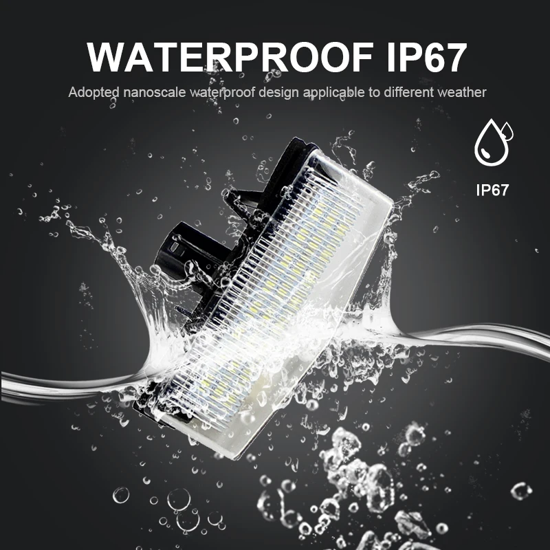 2x подходит для Toyota Prius XW20 XW30 Plus/V Venza Matrix RAV4 Lexus CT200h Scion tC SMD белые светодиодные фонари