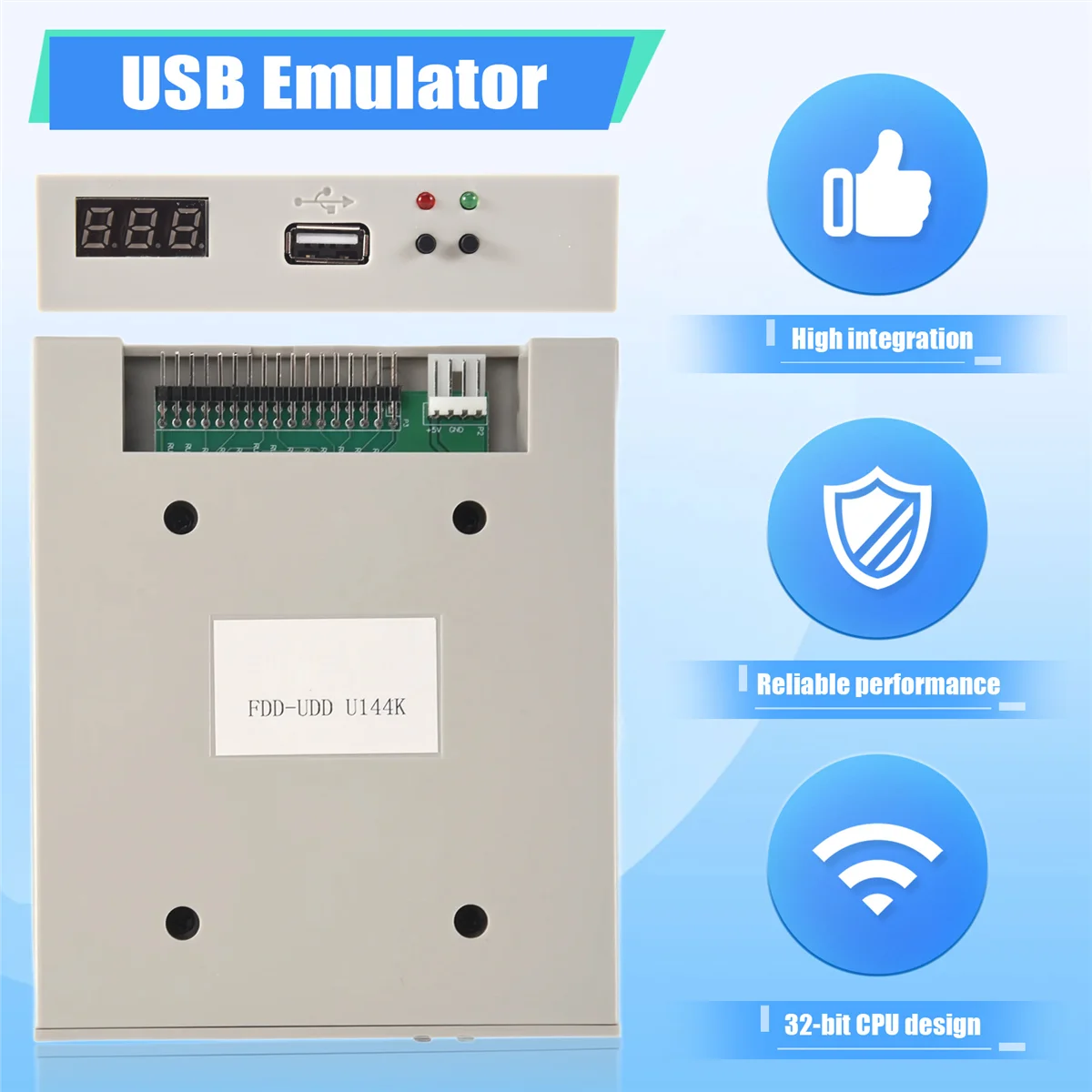 Фото SCLS FDD-UDD U144K 1,44 МБ USB SSD эмулятор дисковода для промышленных контроллеров для компьютеров станки для передачи данных №5