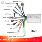 Бесщеточный контроллер KUNRAY, 24 В 36 в 48 в 350 Вт для электрического велосипеда, скутера, мотор BLDC 6MOSFET с Холла заднего хода D26