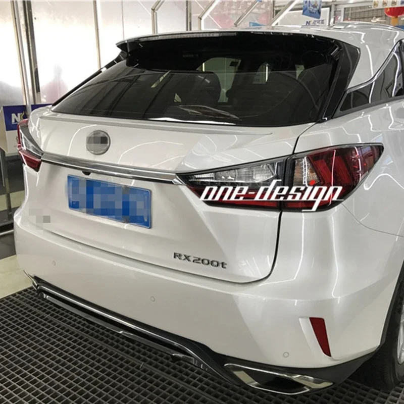 Фото Спойлер-антикрыло из FRP и карбона, неокрашенный, для заднего багажника Lexus RX200t RX450h RX 2016 2017 2018 №3
