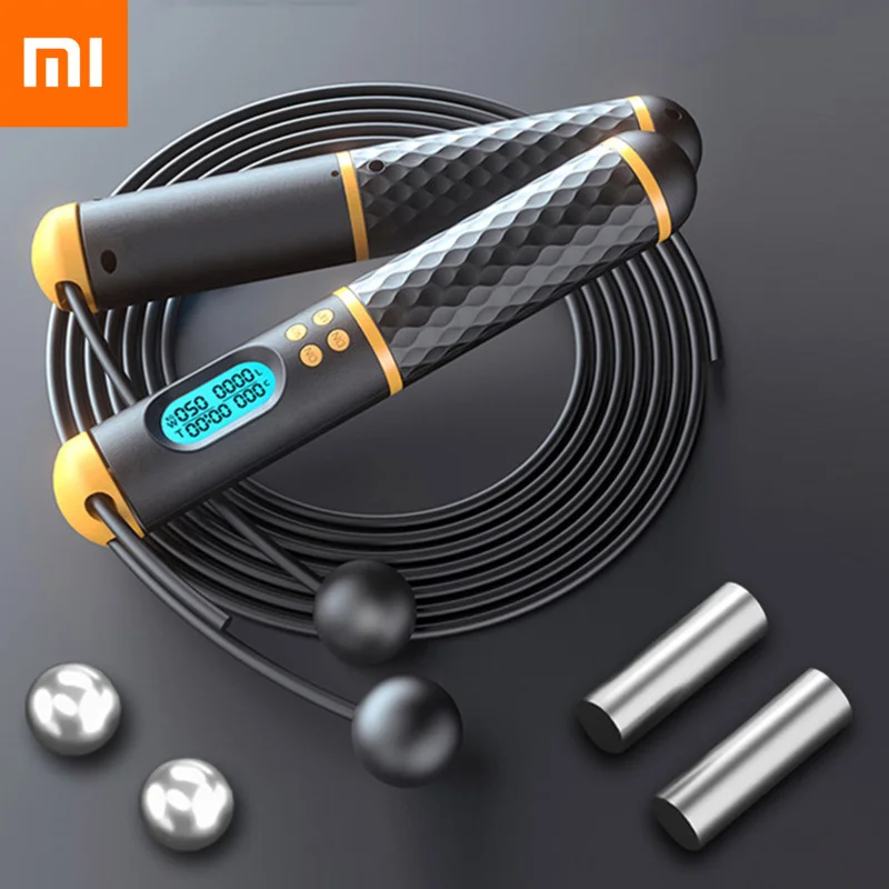 

Xiaomi Digital Counting Wireles Jump Rope Cordless Skipping Rope Speed for Boxing Training Weight Loss Home Exercise Workout Hot