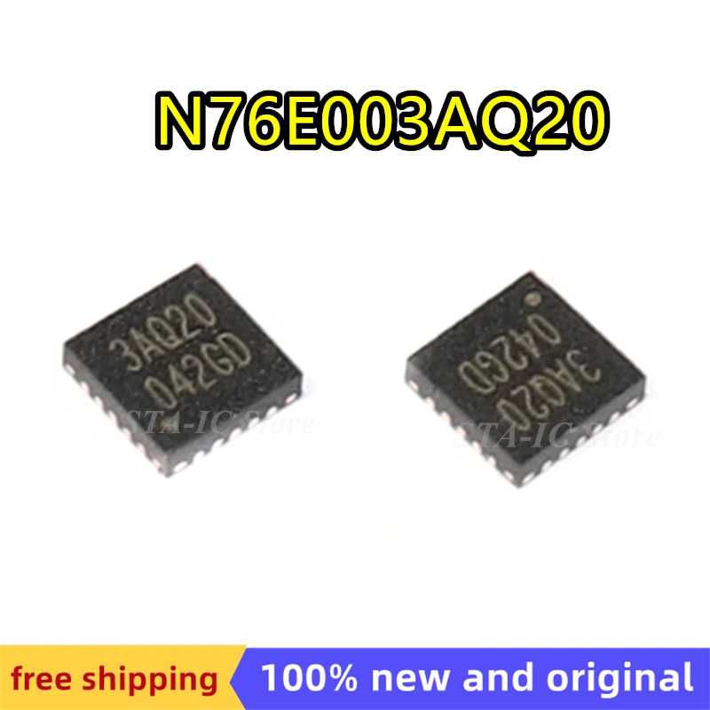 

N76E003AQ20 QFN-20 3AQ20 новый оригинальный Бесплатная доставка