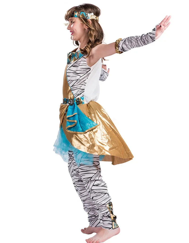 Костюм на Хэллоуин для детей костюм косплея мамы платье Египта женское