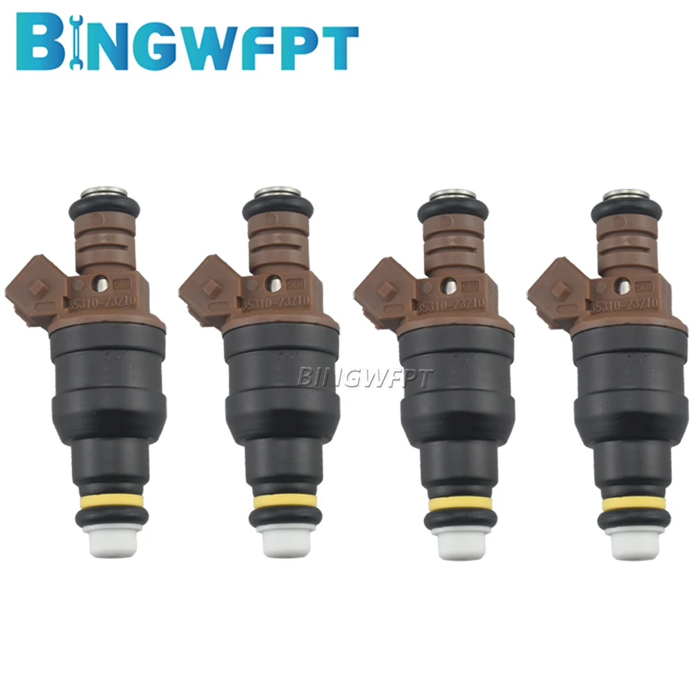 

Набор из 4 форсунок топливной форсунки 35310-23210 9250930019 для HYUNDAI ELANTRA TIBURON 1997-2001 л