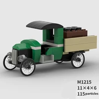 moc compatible building blocks retro classic car racing car model creative vehicle assembly educational chhildren toys gifts