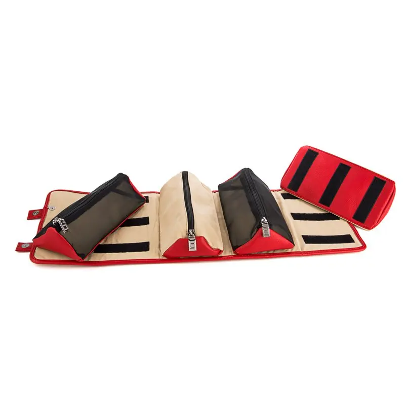 Stowaway Portable Leatherette Compact Traveling Essentials Carrying Organizer Kit