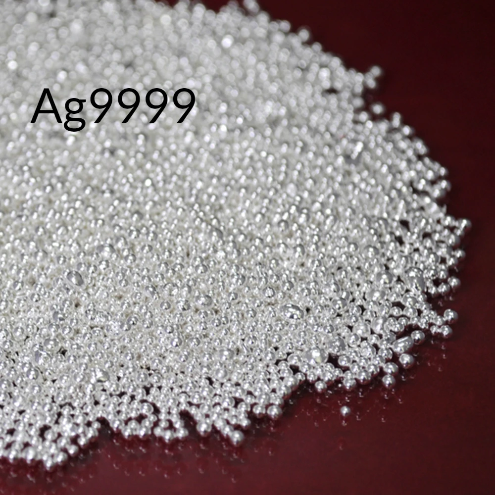 

30g Ag Balls 9999 Silver Raw Material Particles Beads