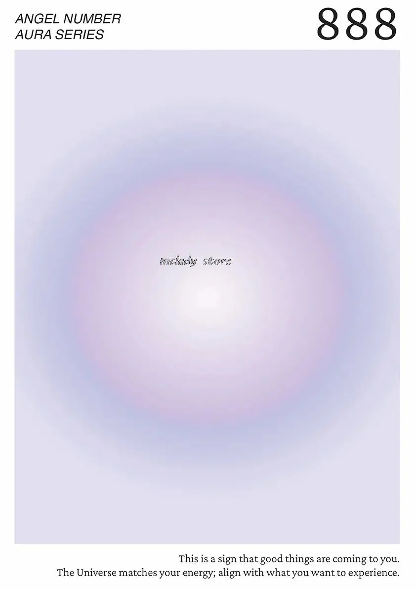 Современный минималистский настенный плакат с позитивным ореолом красивый