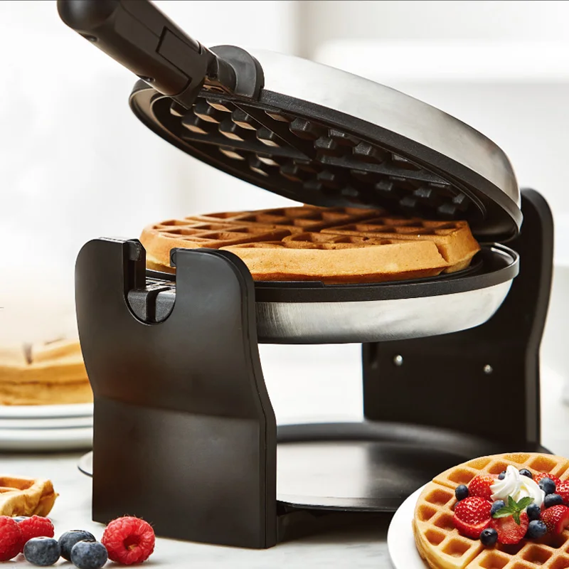 

Waffle Maker Cake Machine Electric Baking Pan Household Multifunction Fully Automatic Muffin Maker Double-sided Baking Flip