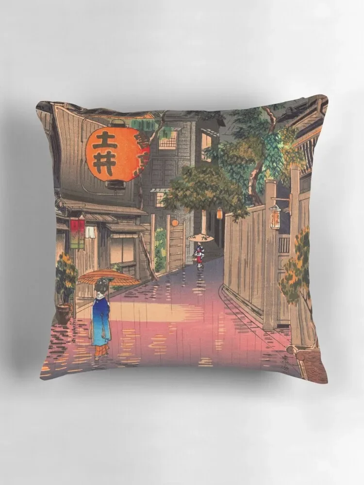 Вечерняя декоративная подушка Tsuchiya Koitsu at Ushigome рождественские украшения для дома