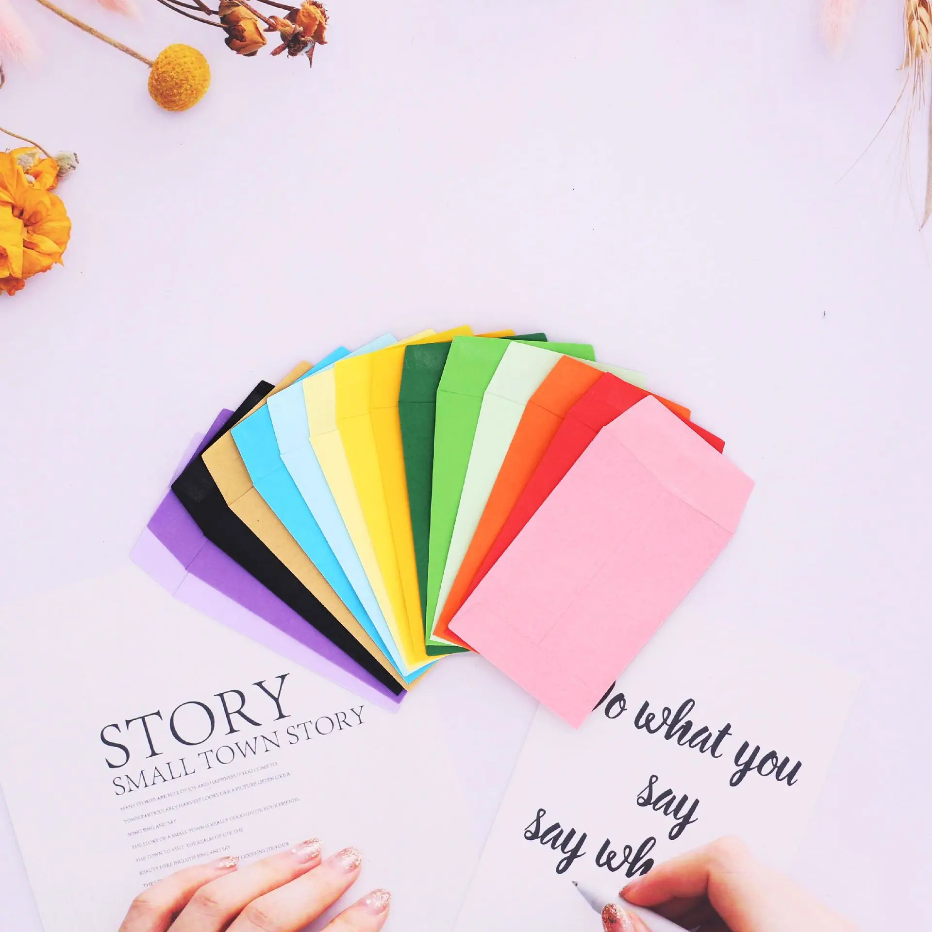 Китайские конверты из крафтовой бумаги  Lonelyeyes