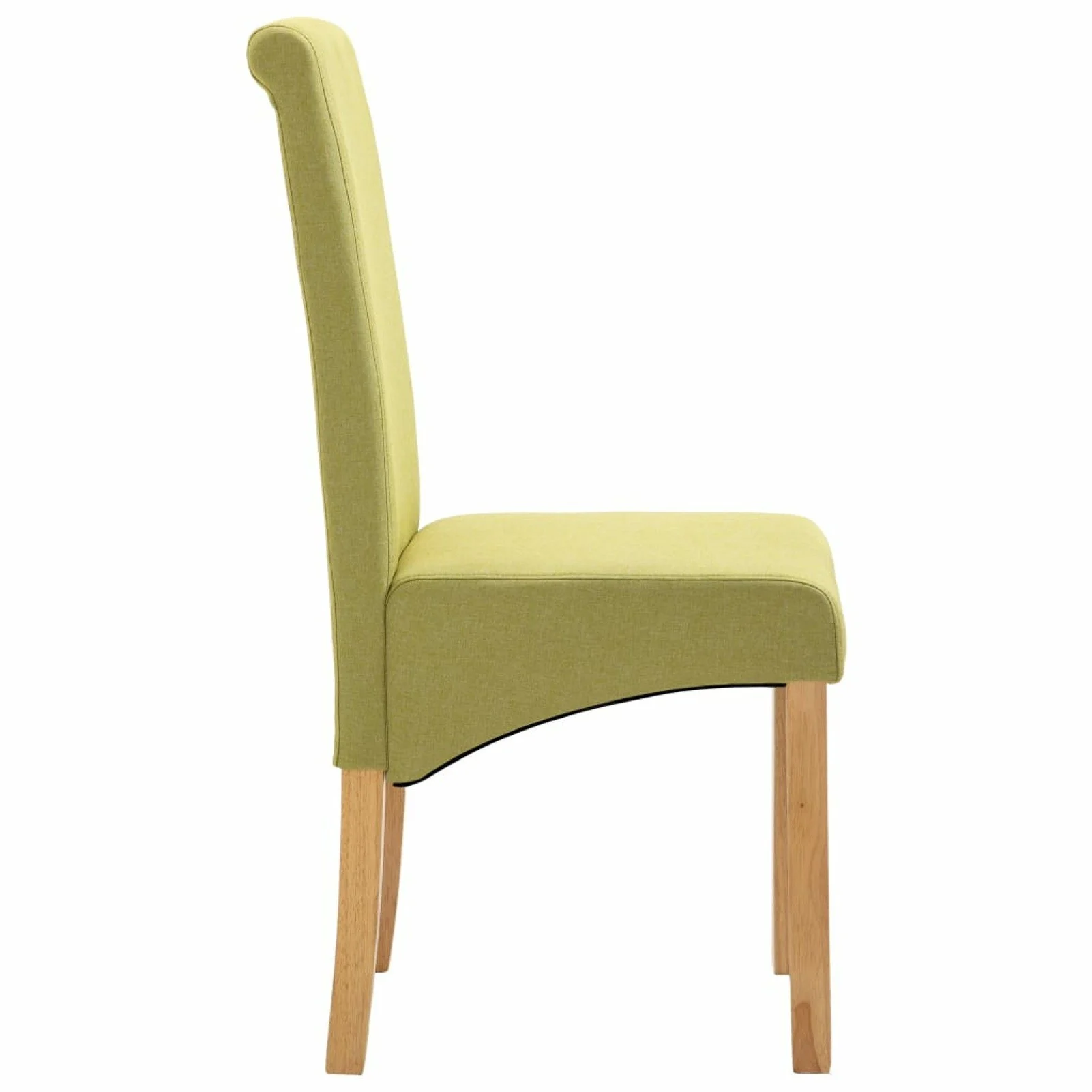 Обеденные стулья 4 шт. зеленая ткань |