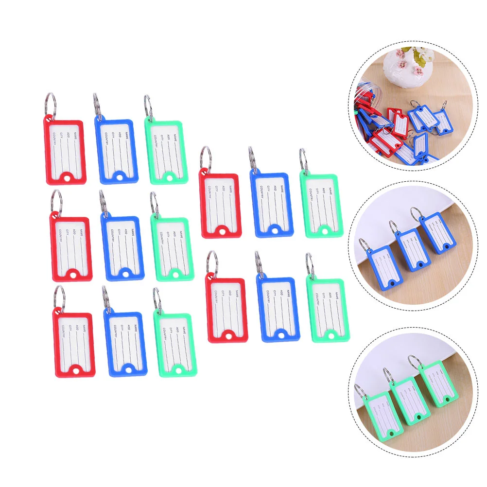 

Key Tags Label Labels Ring Keychain Markers Plasticcar Paper Id Number