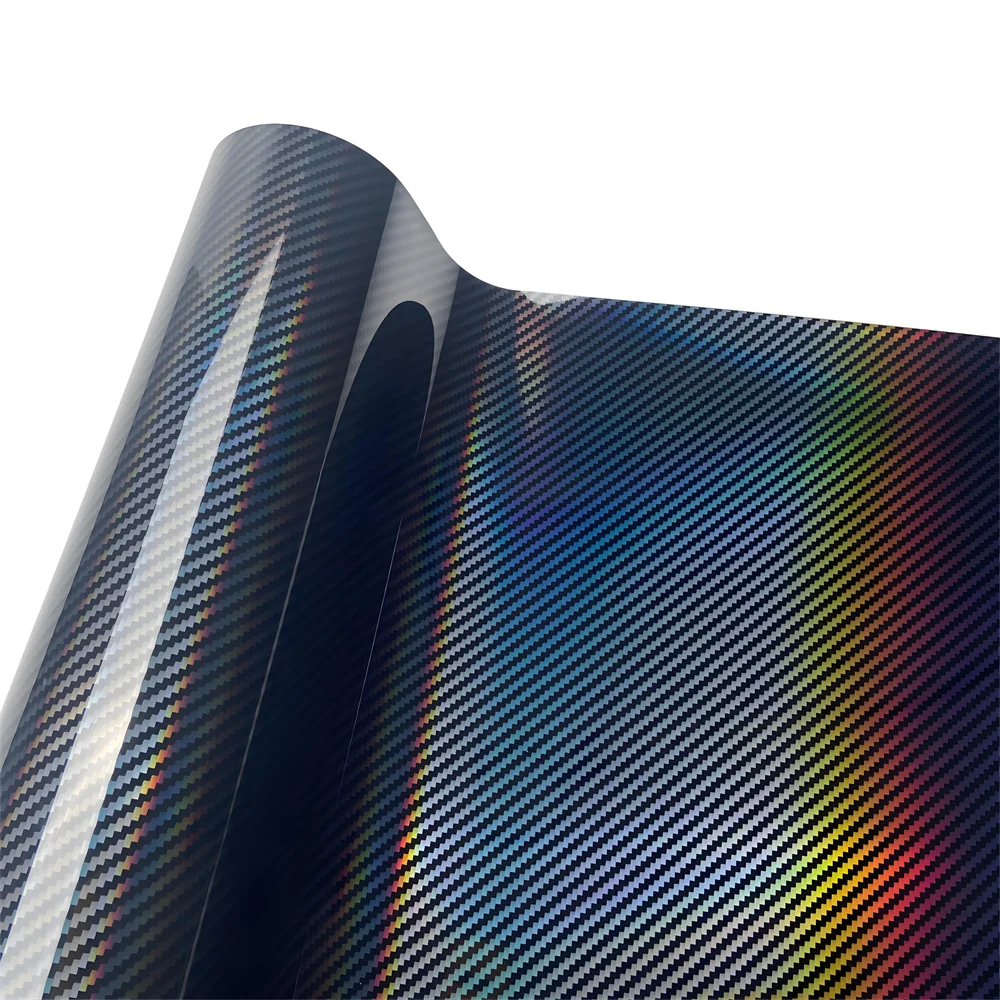 

Лазерная Радуга из углеродного волокна, виниловая пленка, наклейки на кузов автомобиля, мотоцикла, автомобильные пленки, аксессуары, голографическая углеродная пленка, пленка