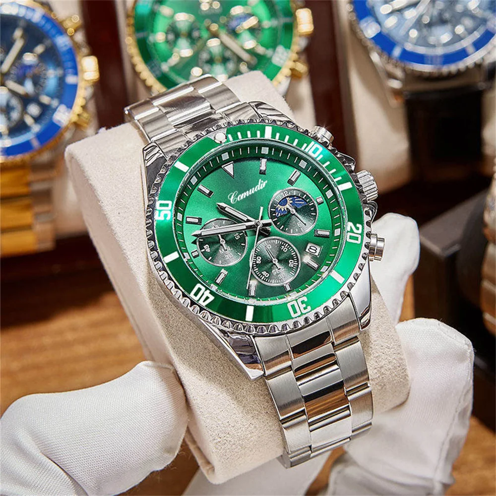 

Top Luxury Brand Automatic Watch Men Quartz watch Tourbillon Sapphire Tungsten Steel Waterproof Wrist Watches Relogio Masculino