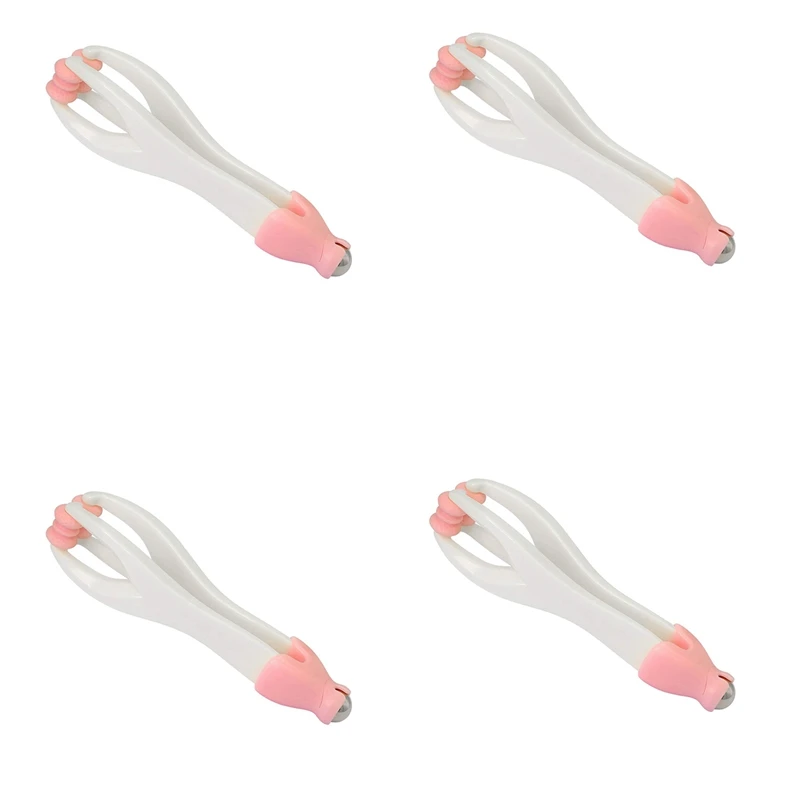 

4X 2-In-1 Finger Massager For Arthritis Pain Relief ,Carpal Tunnel, Tingling, Stiffness, Fatigue-Pink