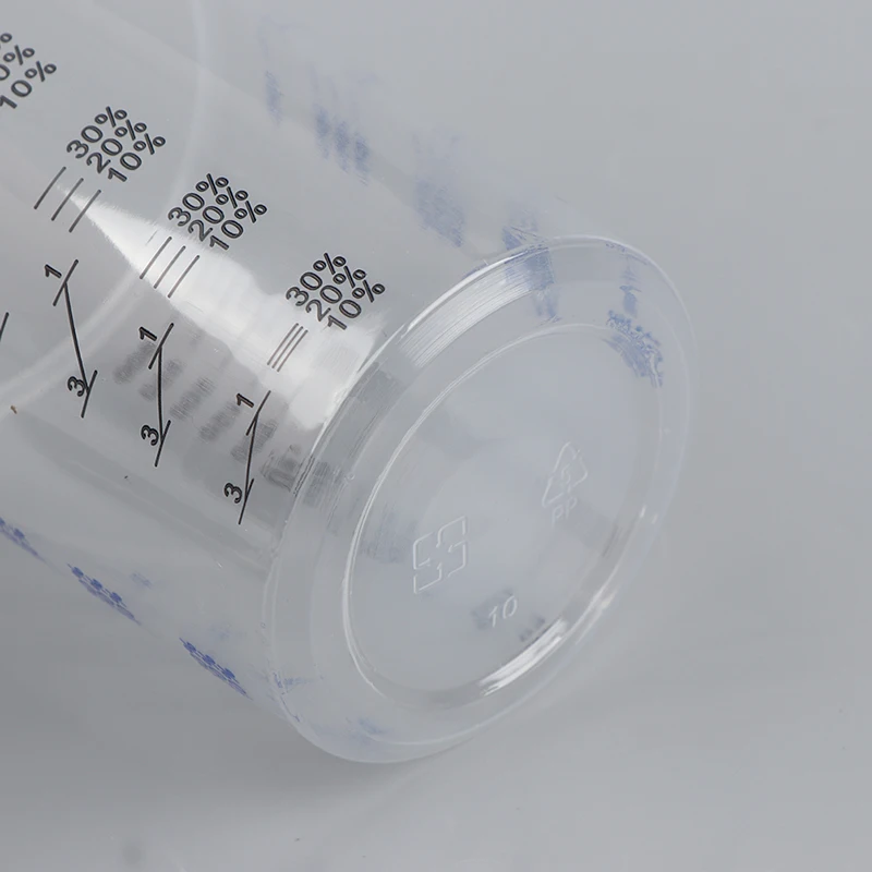 10/50 одноразовые калибровочные стаканчики для смешивания красок 600 мл пластиковые