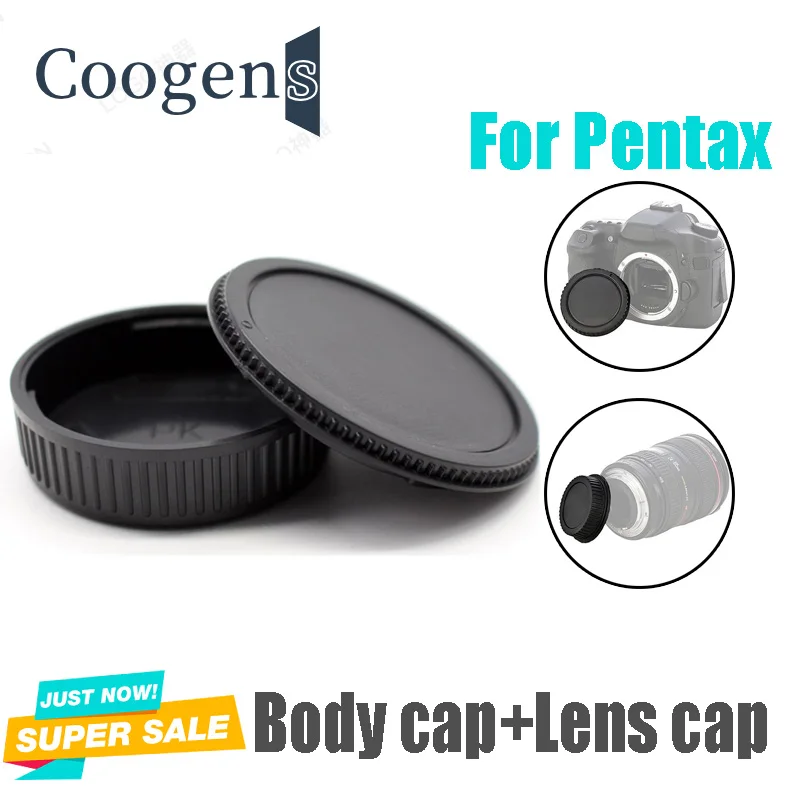 

Rear Lens Cover+Body Cap Camera Cover Anti-dust PK Mount Protection Plastic for Pentax K3 K5II K50 K-R K-M K-S1 K-S2 Camera