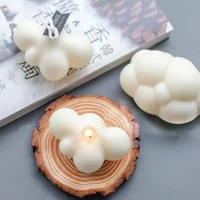 2022 new 3d cloud shape candle silicone mold diy handmade soap gypsum clay resin crafts making mould home decoration ornaments