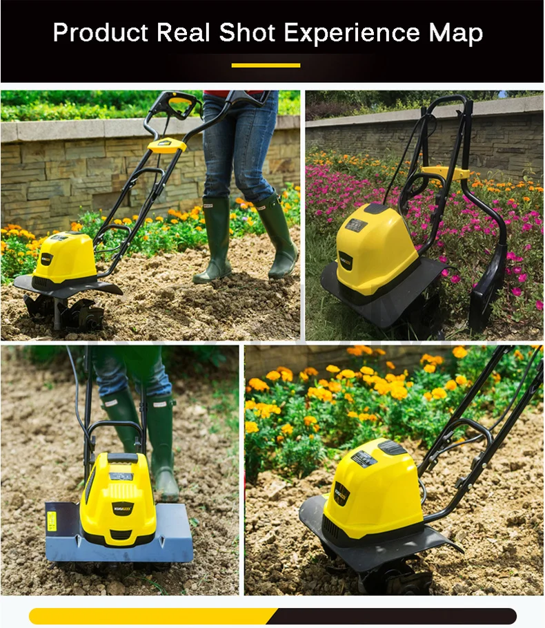 Электрический маленький культиватор для почвы микро-культиватор домашний