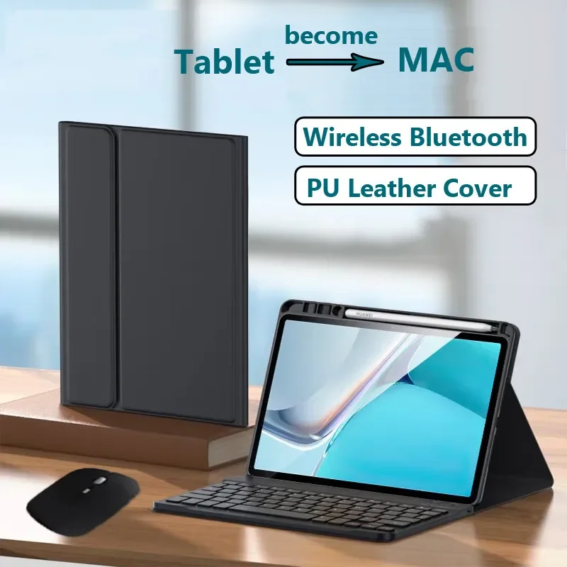 Чехол с беспроводной Bluetooth-клавиатурой для IPad Mini A17 Pro 7-го поколения Mini7 6 11 10th 10.9 10.2