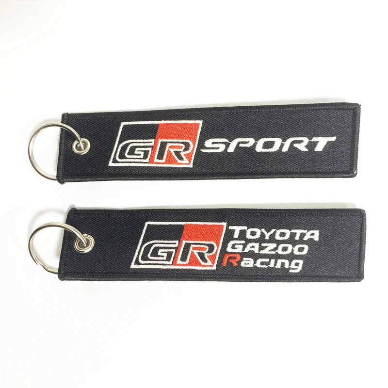 

Jdm Car Keychain Nylon Lanyard For Toyota Gr Sport Gazoo Racing Patrol Ricoh Yairs Chr Y60 Y61 X4 Corolla Motorcycle Accessories