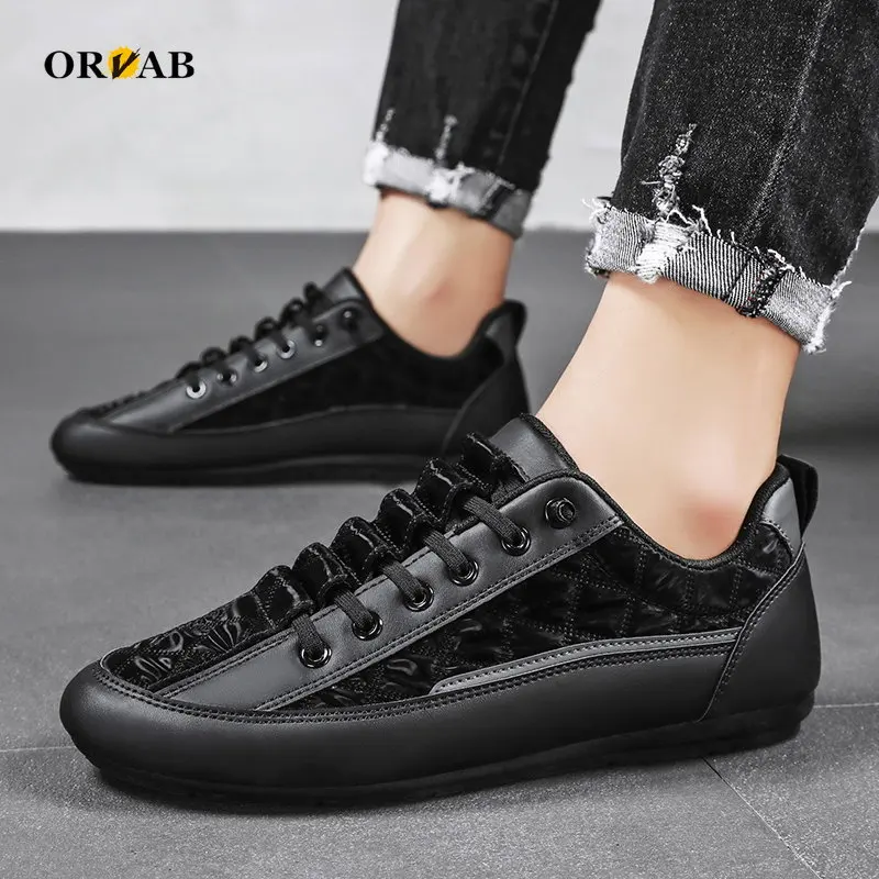 

Shoes for Men Leather Casual Shoes Chaussure Homme Soft Comfortable Driving Moccasin Flats Sneakers Men Fashion Mens Loafers