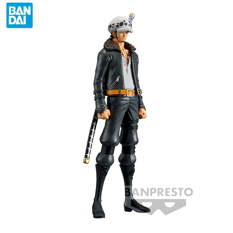 

Original One Piece Trafalgar D. Water Law DXF Figure Genuine Bandai Banpresto Red Theater 17cm PVC Model Collectible Gift