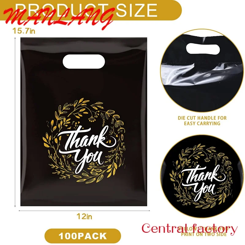 Пользовательский дизайн логотипа LDPE/HDPE ручная сумка поли пластиковые сумки для