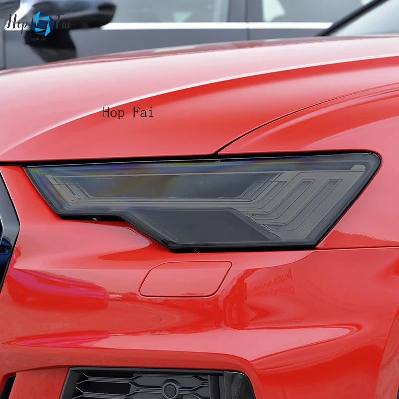 

For Audi A6 C8 4K S6 2019 2020 2021 Car Headlight Protective Film For Audi A6 C8 4K S6 2019 2020 2021 Clear Vinyl TPU Sticker